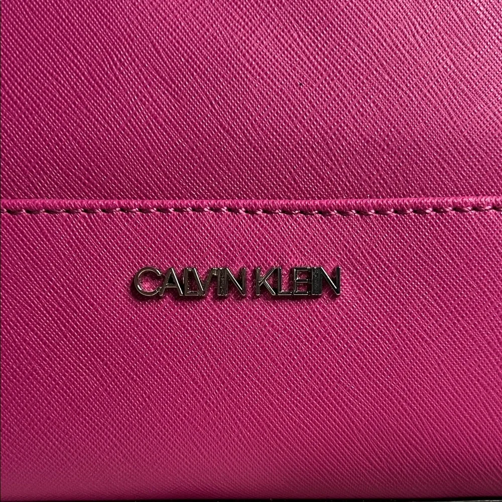 * Calvin Klein Fuchsia Cosmetic Bag